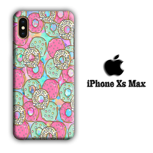 Donuts, Eat and Relax iPhone Xs Max 3D Case