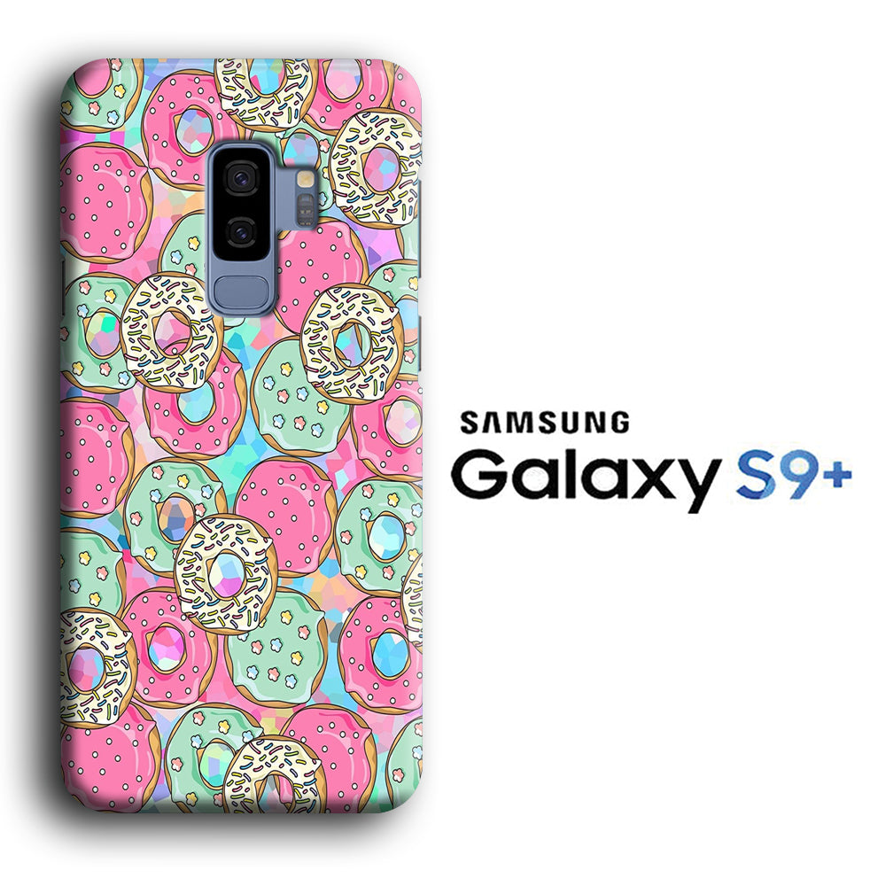 Donuts, Eat and Relax Samsung Galaxy S9 Plus 3D Case