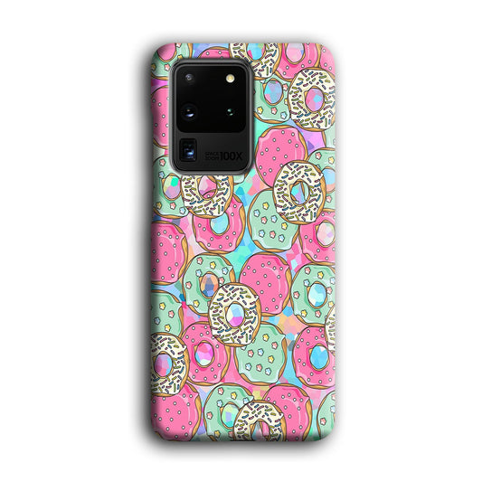 Donuts, Eat and Relax Samsung Galaxy S20 Ultra 3D Case