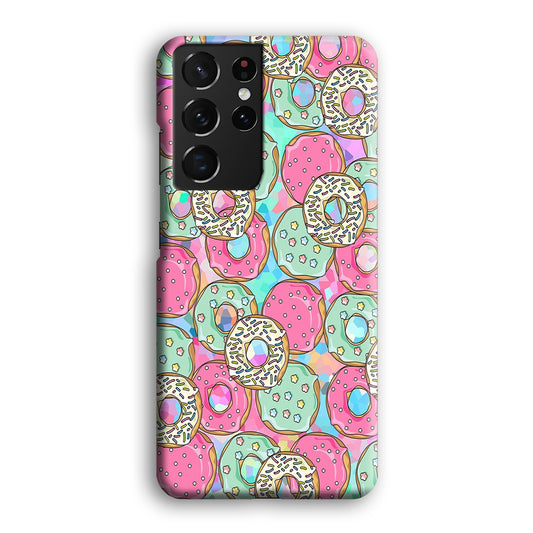 Donuts, Eat and Relax Samsung Galaxy S21 Ultra 3D Case