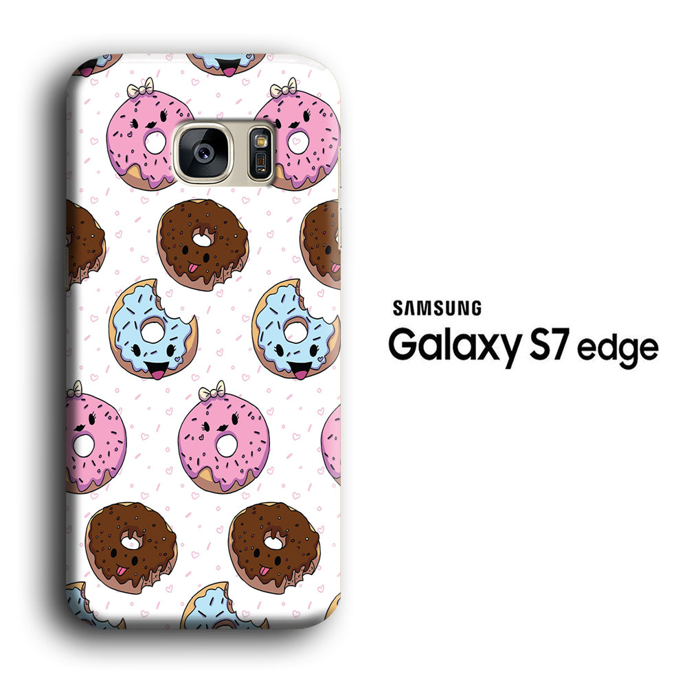 Donuts a Bite Samsung Galaxy S7 Edge 3D Case