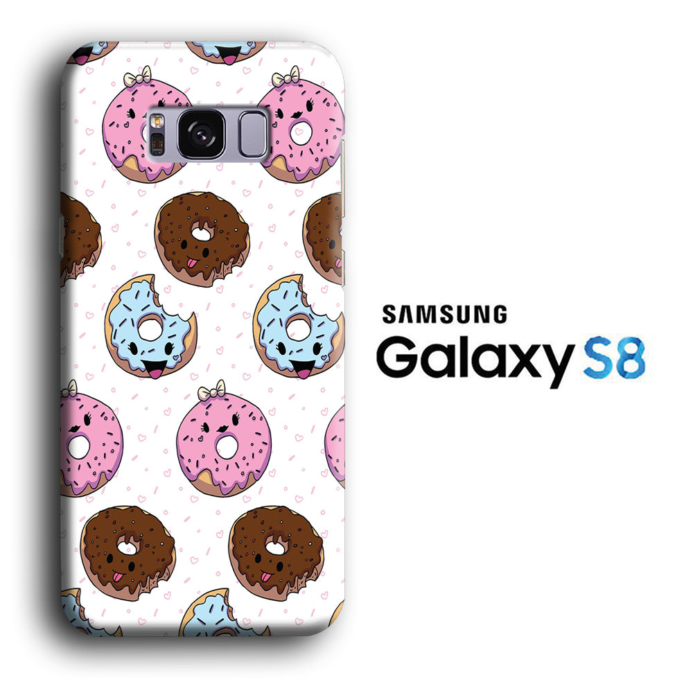 Donuts a Bite Samsung Galaxy S8 3D Case