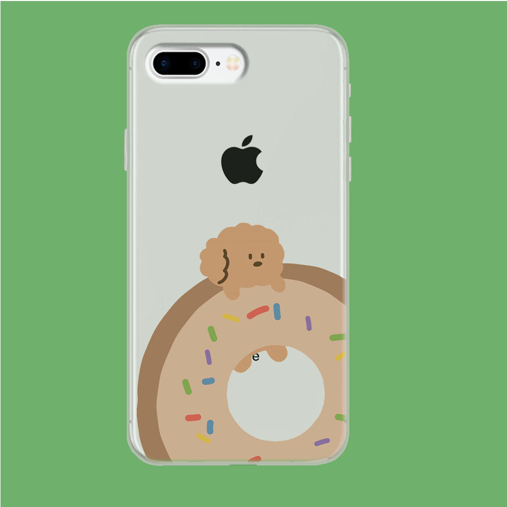 Donuts and Puppy iPhone 8 Plus Clear Case