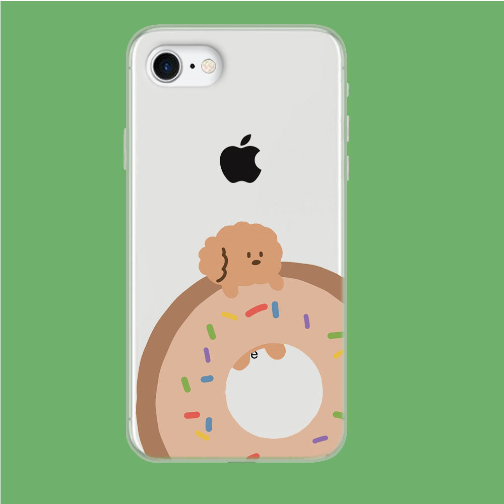 Donuts and Puppy iPhone 8 Clear Case