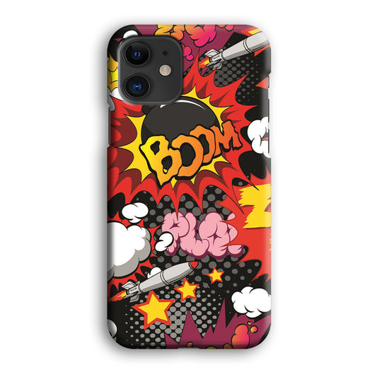 Doodle Boom and Blow Up iPhone 12 3D Case