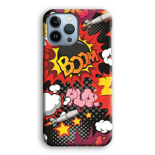 Doodle Boom and Blow Up iPhone 13 Pro 3D Case