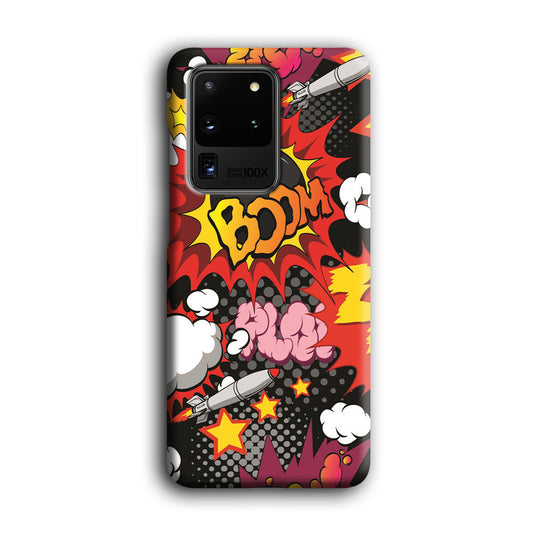 Doodle Boom and Blow Up Samsung Galaxy S20 Ultra 3D Case