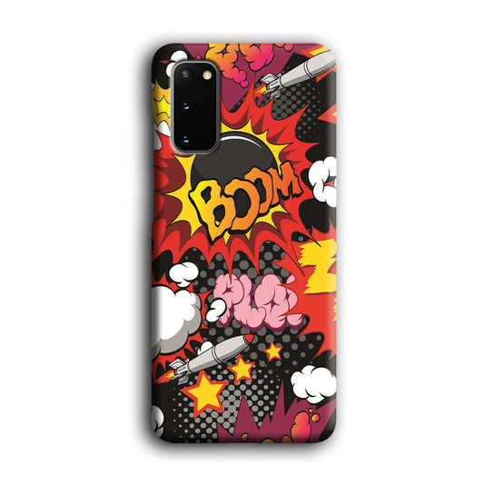 Doodle Boom and Blow Up Samsung Galaxy S20 3D Case