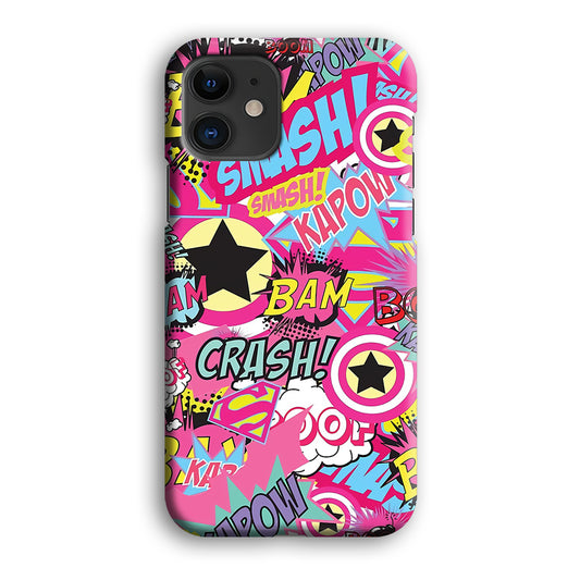 Doodle Smash and Crash iPhone 12 3D Case