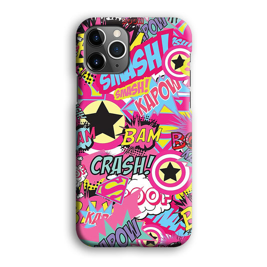 Doodle Smash and Crash iPhone 12 Pro 3D Case