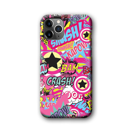 Doodle Smash and Crash iPhone 11 Pro Max 3D Case
