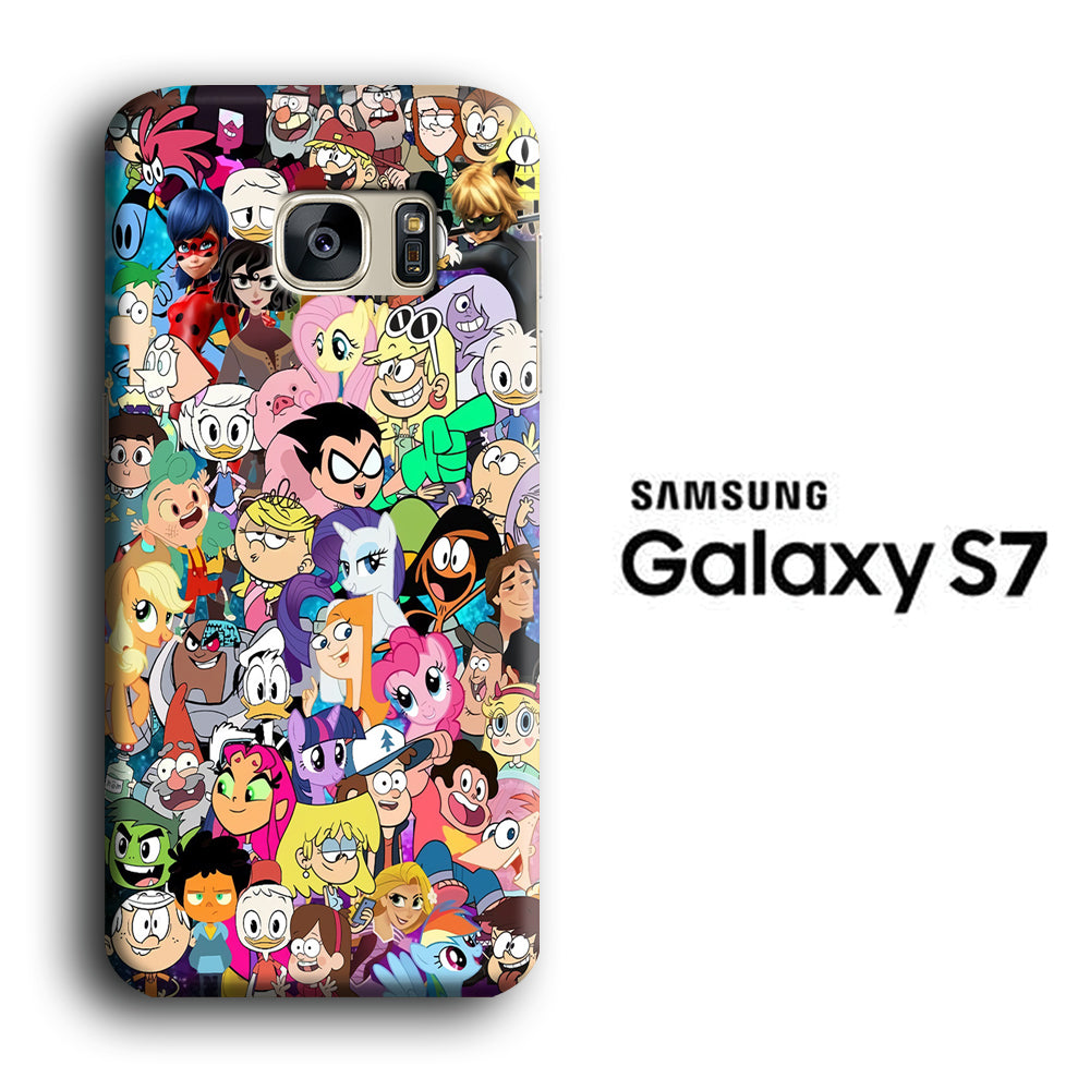 Doodle CN All Star Samsung Galaxy S7 3D Case