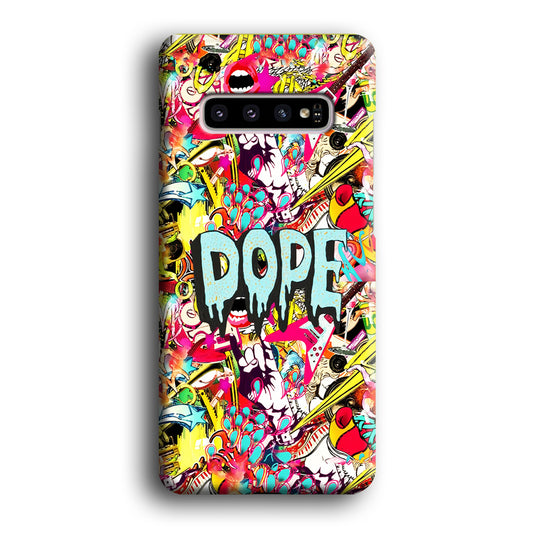 Doodle Plesure and Dope Samsung Galaxy S10 3D Case