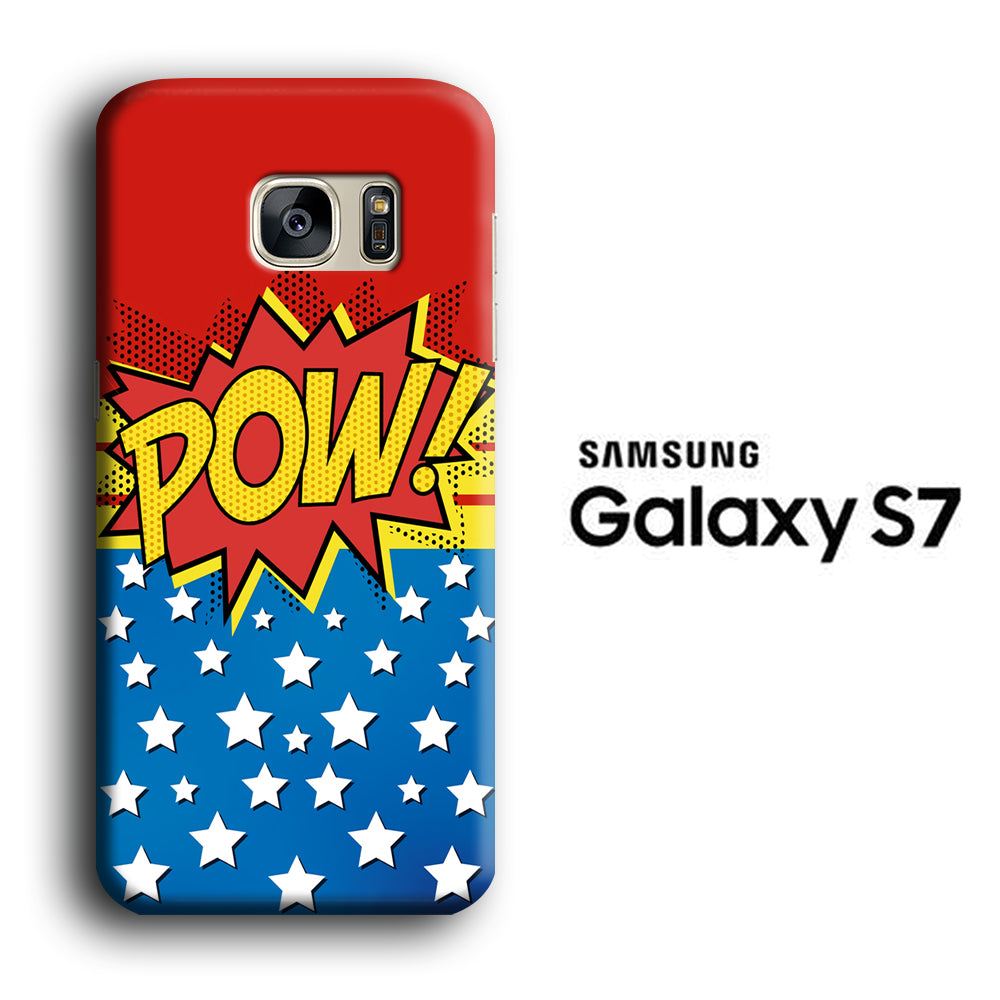Doodle Pow Star Samsung Galaxy S7 3D Case