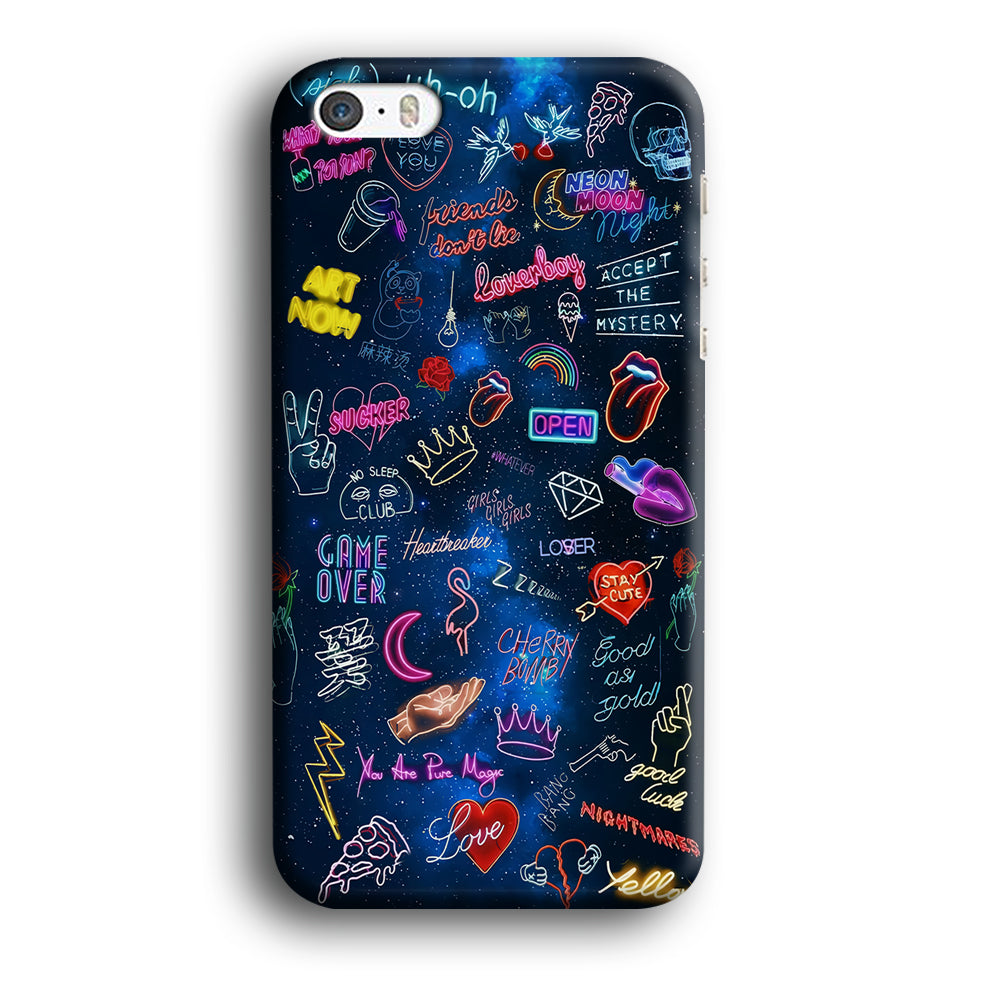 Doodle Space Every Where iPhone 5 | 5s 3D Case
