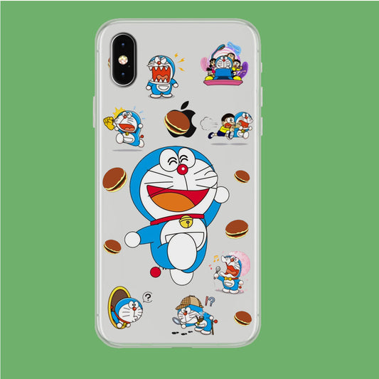Doraemon Delight iPhone Xs Max Clear Case