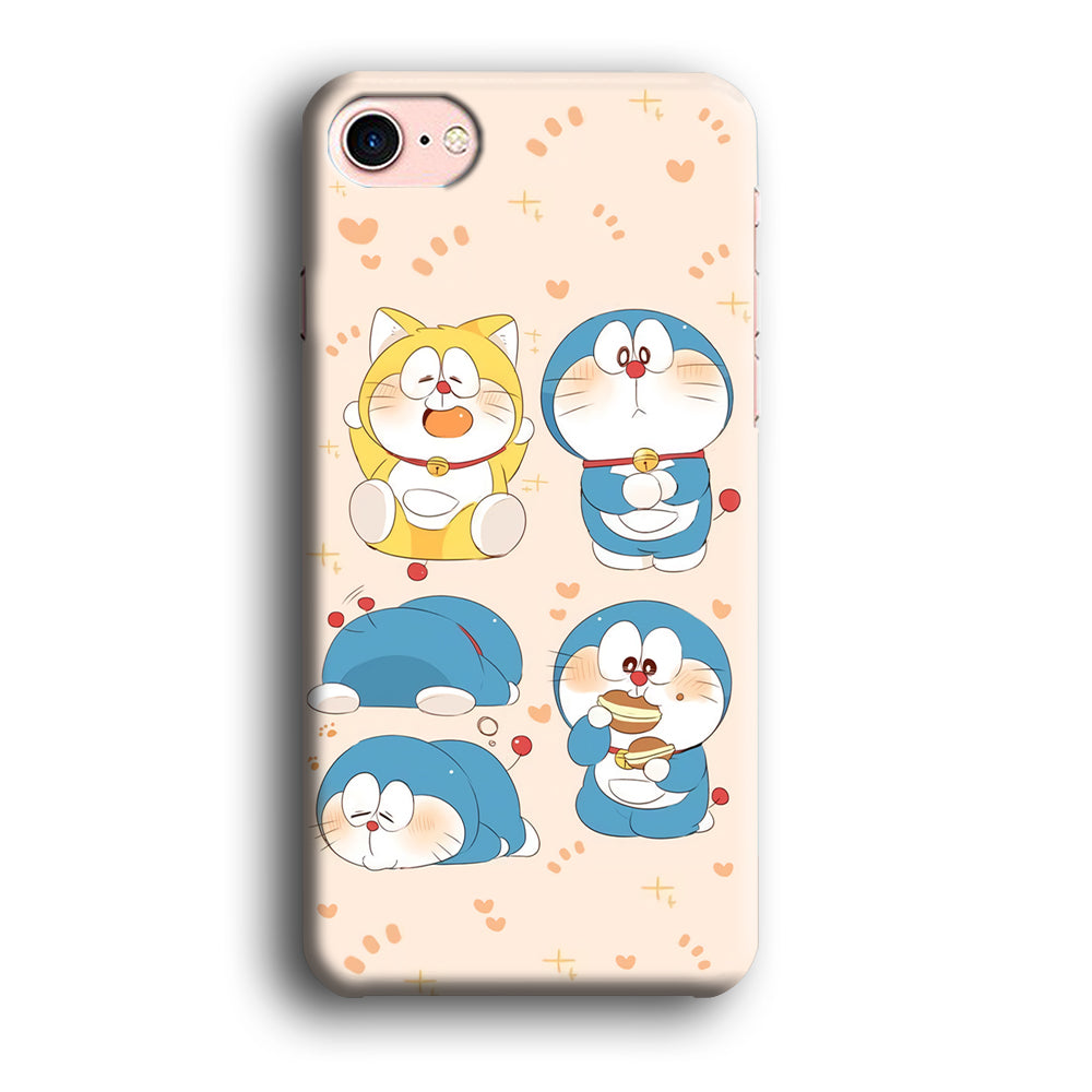 Doraemon Lazy Time iPhone 7 3D Case