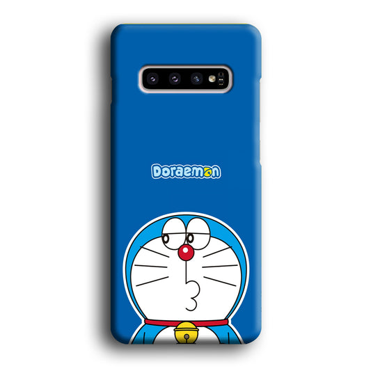 Doraemon Stay Sullen Samsung Galaxy S10 3D Case