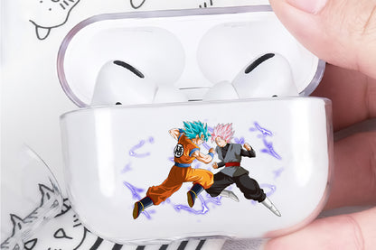 Dragon Ball Lightning and Fight Protective Clear Case Cover For Apple Airpod Pro