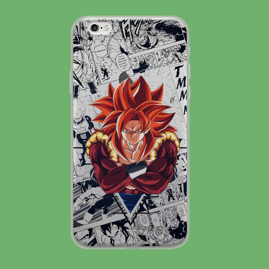 Dragon Ball Z Fusion of Super Saiya 4 iPhone 6 Plus | iPhone 6s Plus Clear Case