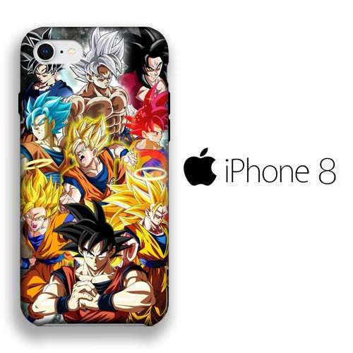 Dragon Ball Z Goku Phase iPhone 8 3D Case