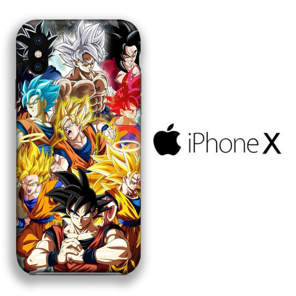 Dragon Ball Z Goku Phase iPhone X 3D Case