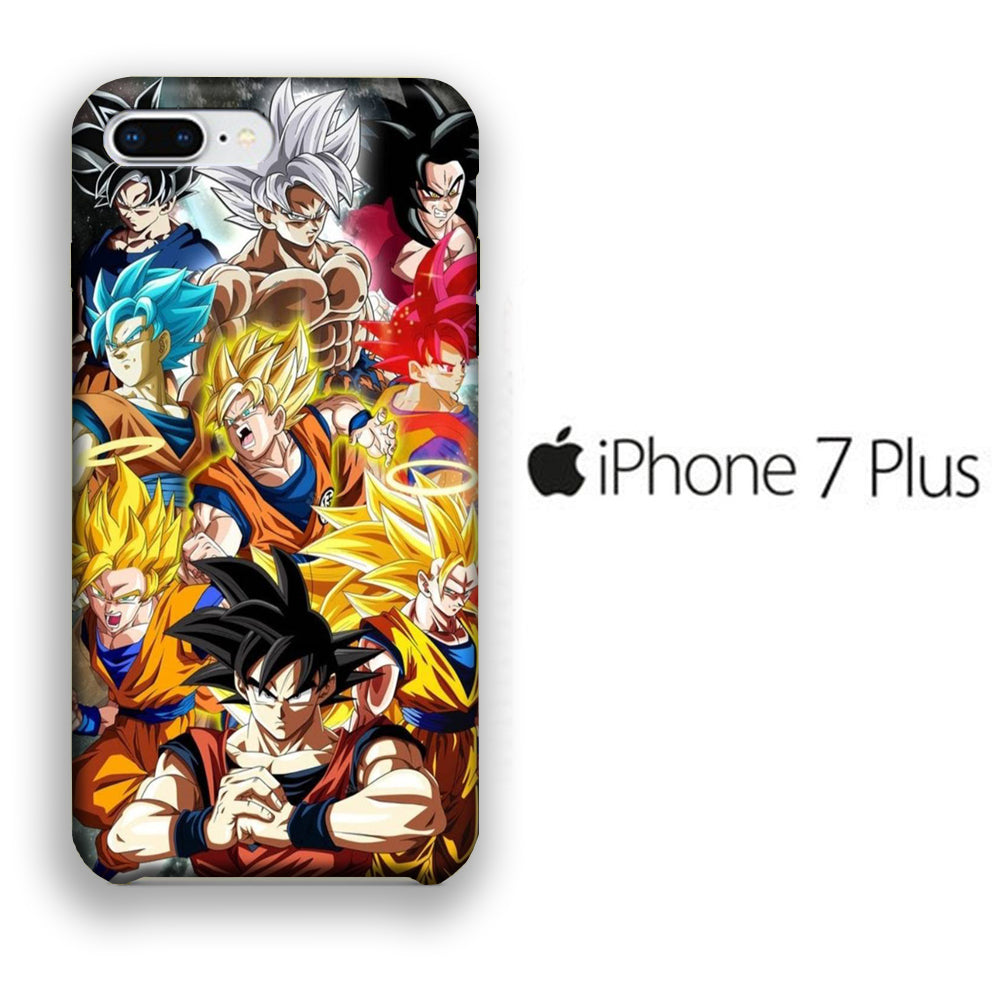 Dragon Ball Z Goku Phase iPhone 7 Plus 3D Case