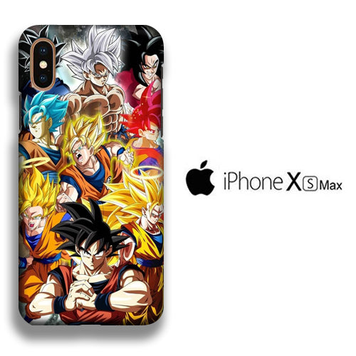 Dragon Ball Z Goku Phase iPhone Xs Max 3D Case