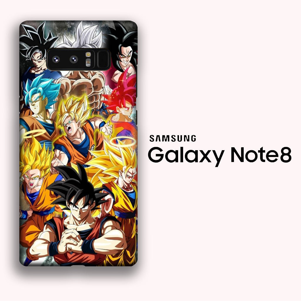 Dragon Ball Z Goku Phase Samsung Galaxy Note 8 3D Case