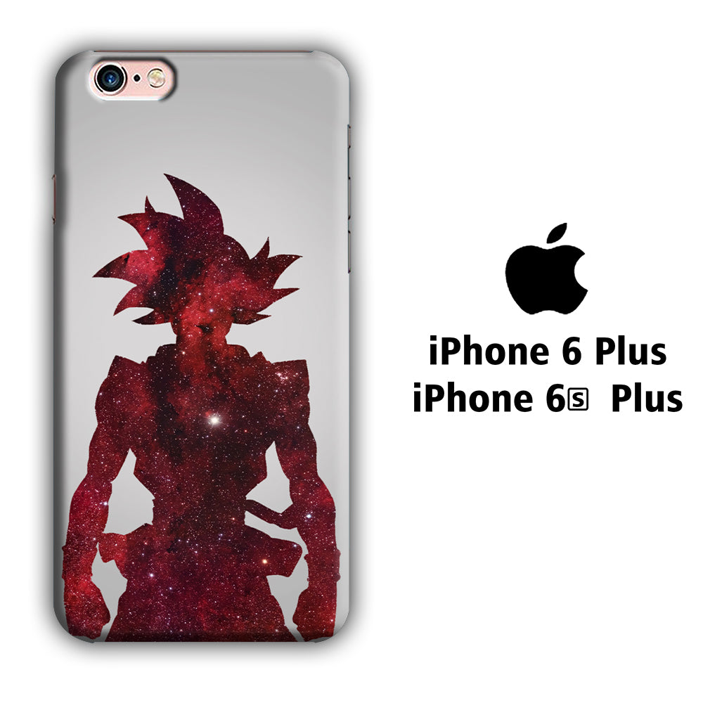 Dragon Ball Z Goku Red Silhouette iPhone 6 Plus | 6s Plus 3D Case