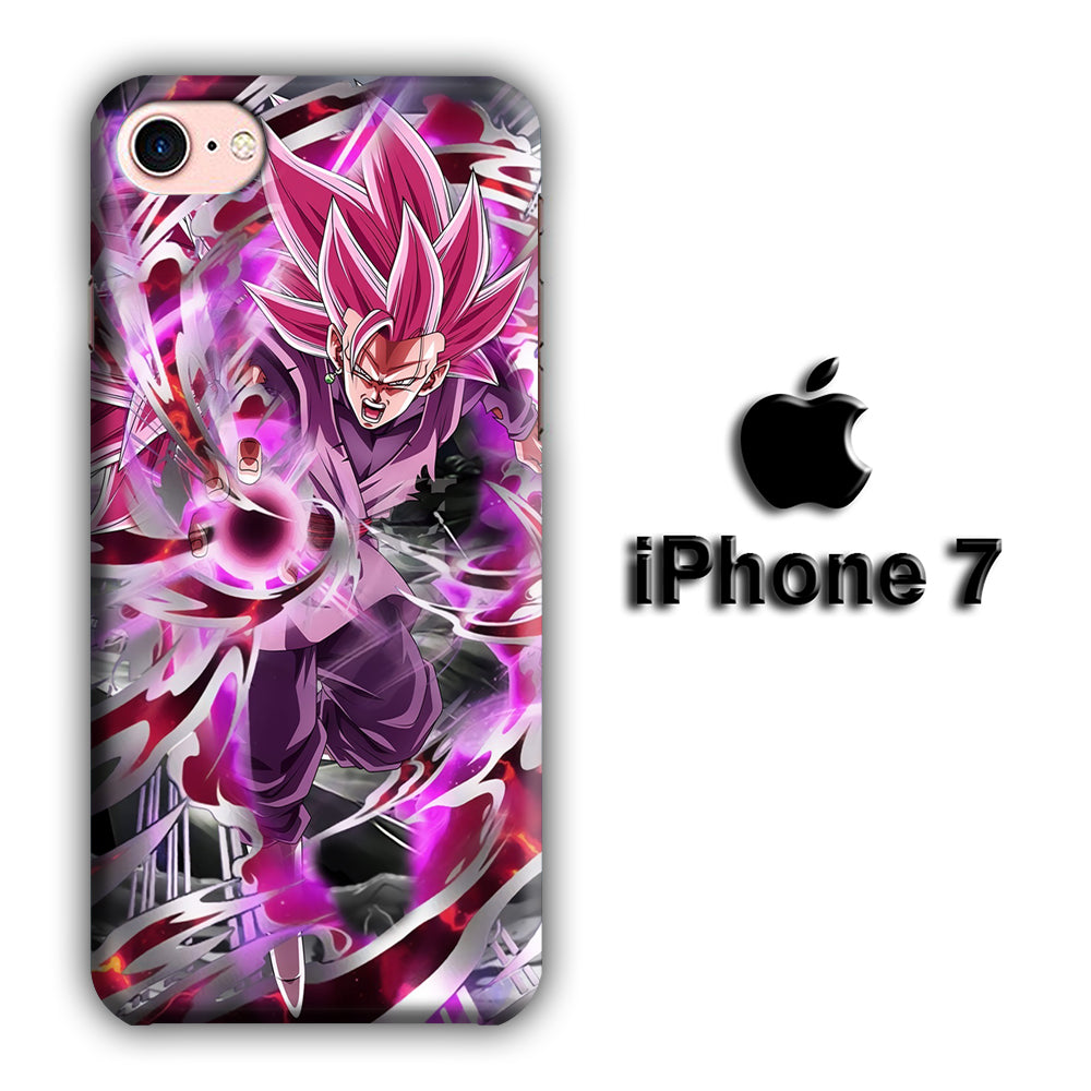 Dragon Ball Z Super Saiyan Rose iPhone 7 3D Case
