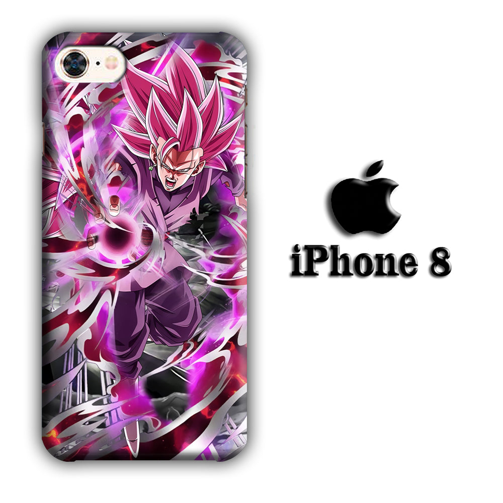 Dragon Ball Z Super Saiyan Rose iPhone 8 3D Case