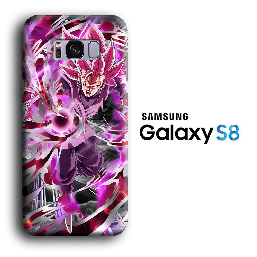 Dragon Ball Z Super Saiyan Rose Samsung Galaxy S8 3D Case