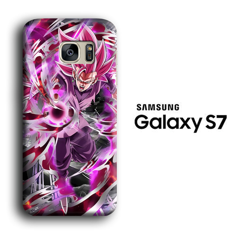 Dragon Ball Z Super Saiyan Rose Samsung Galaxy S7 3D Case