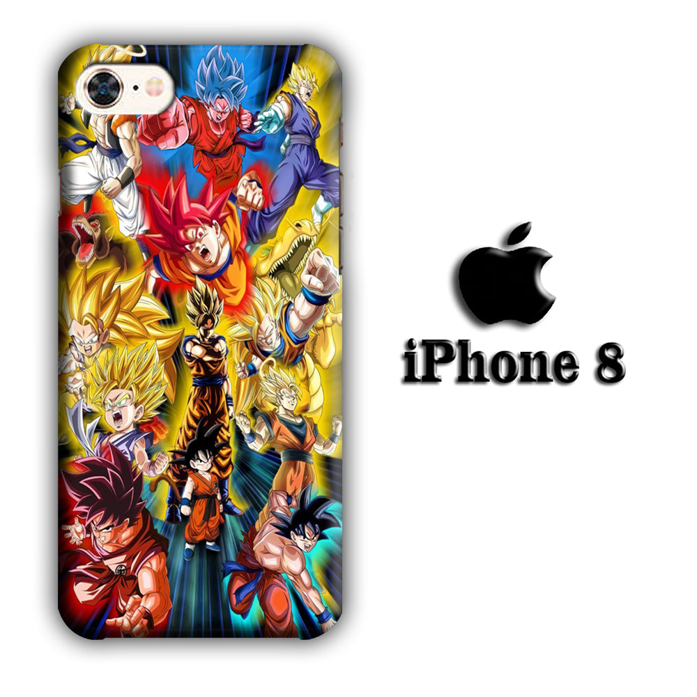 Dragon Ball Z The Power iPhone 8 3D Case
