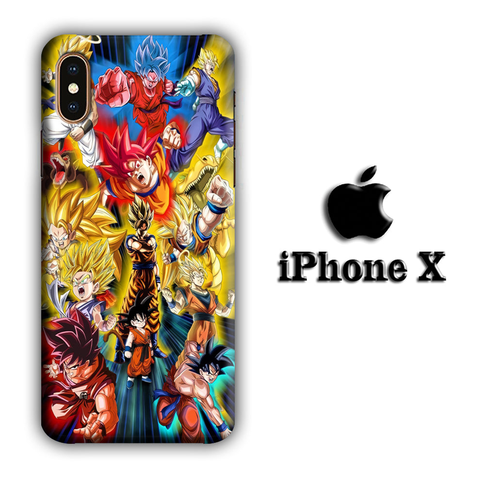 Dragon Ball Z The Power iPhone X 3D Case