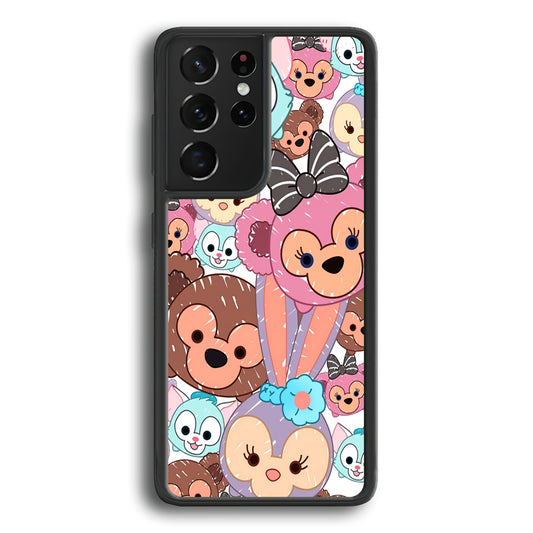 Duffy The Disney Bear Art Collage Samsung Galaxy S21 Ultra Case