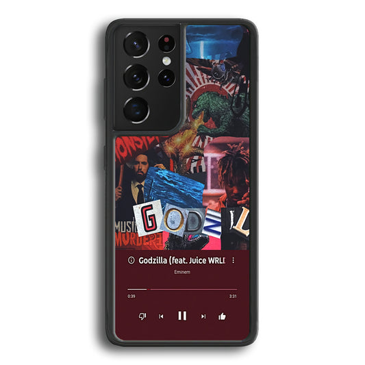 Eminem on Godzilla Frame Playlist Samsung Galaxy S21 Ultra Case