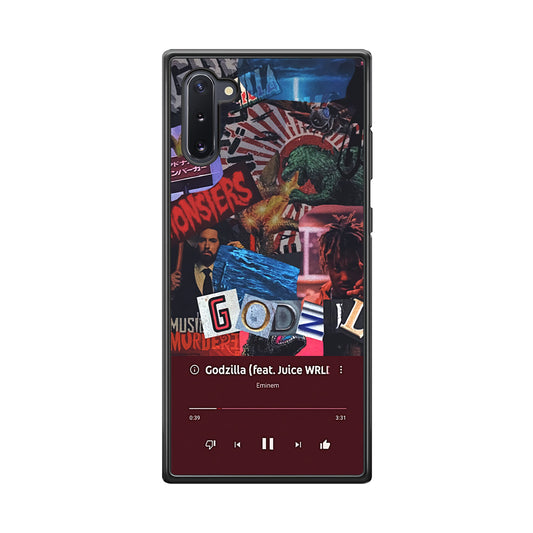 Eminem on Godzilla Frame Playlist Samsung Galaxy Note 10 Case