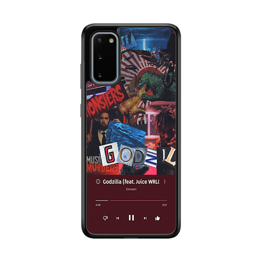 Eminem on Godzilla Frame Playlist Samsung Galaxy S20 Case