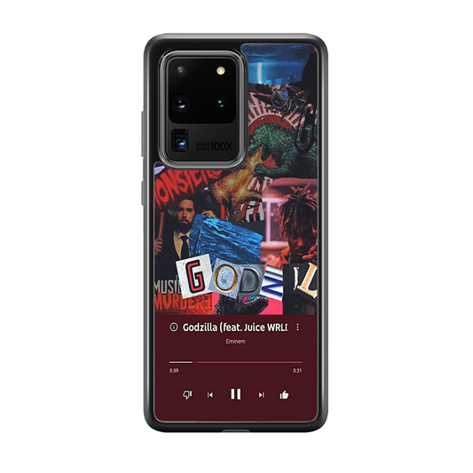 Eminem on Godzilla Frame Playlist Samsung Galaxy S20 Ultra Case