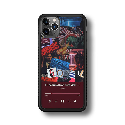 Eminem on Godzilla Frame Playlist iPhone 11 Pro Max Case