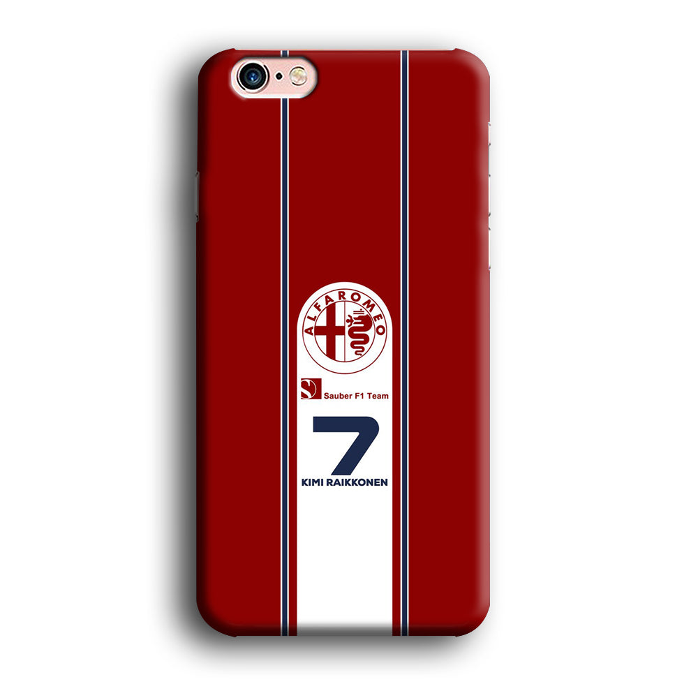 F1 Sauber Kimi Raikonen iPhone 6 Plus | 6s Plus 3D Case
