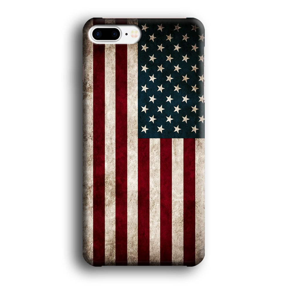 Flag of USA Glory iPhone 8 Plus 3D Case