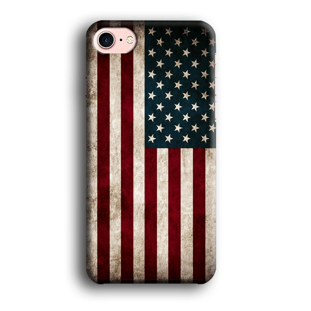 Flag of USA Glory iPhone 7 3D Case