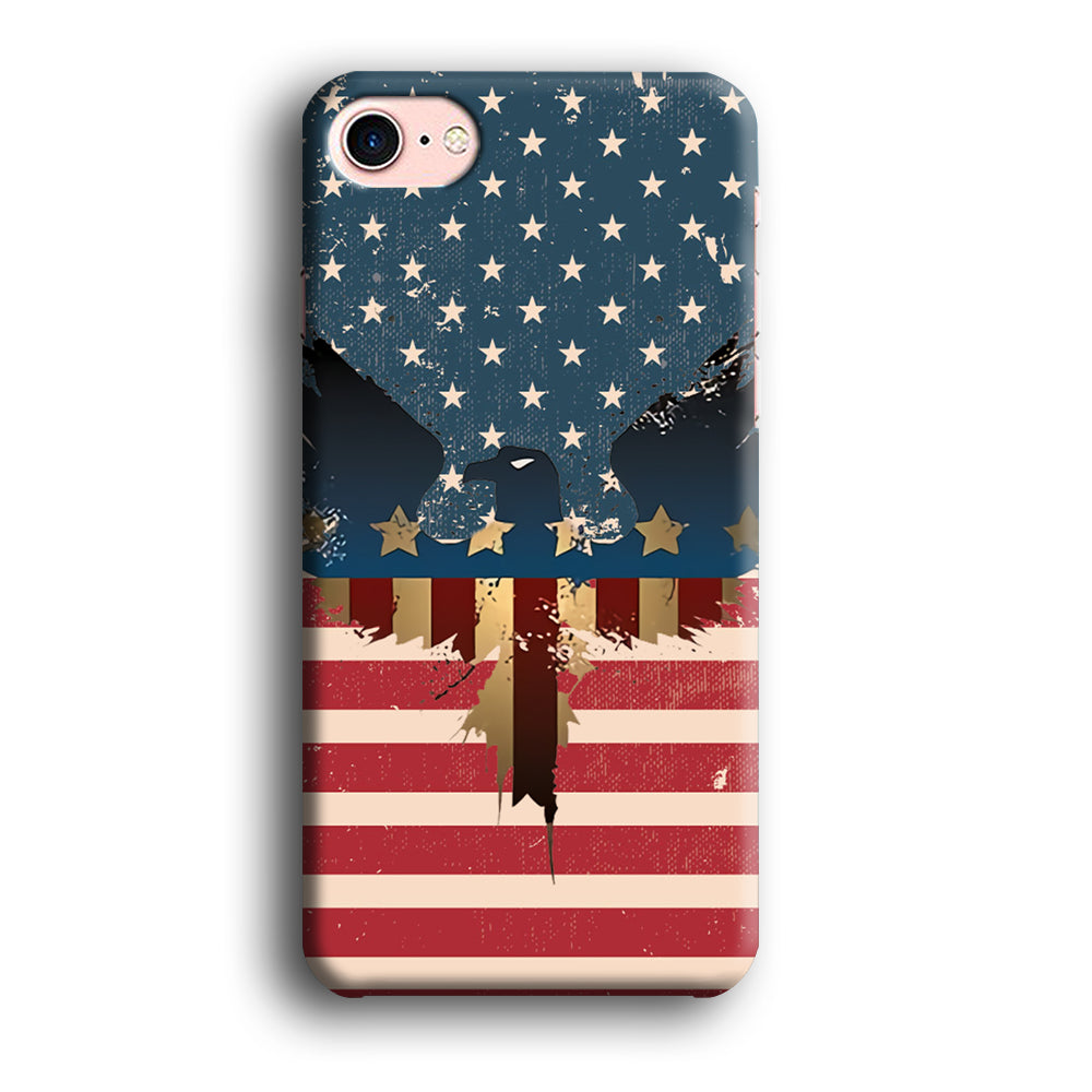 Flag of USA Honour iPhone 8 3D Case