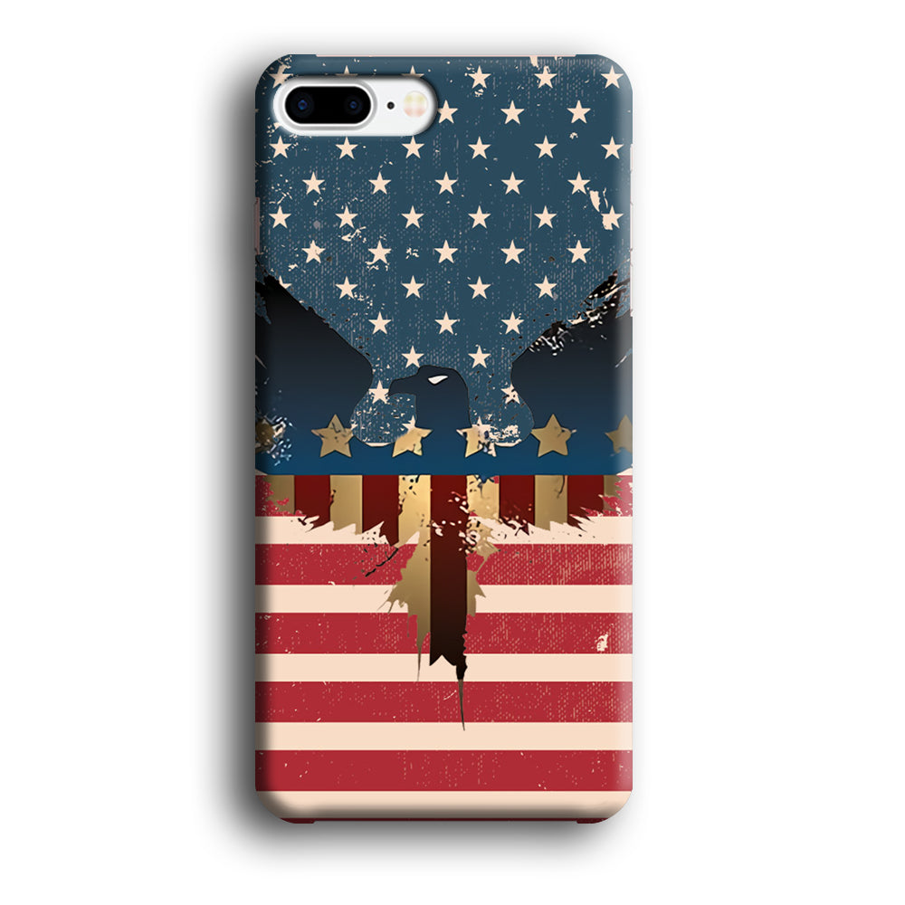 Flag of USA Honour iPhone 8 Plus 3D Case