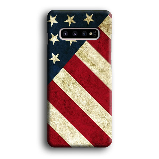 Flag of USA Part of Greatness Samsung Galaxy S10 3D Case