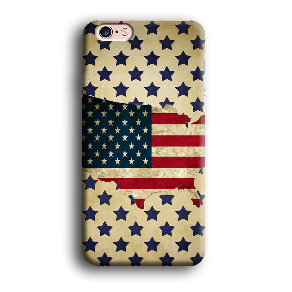Flag of USA Star Zone iPhone 6 | 6s 3D Case