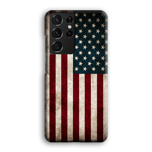 Flag of USA Glory Samsung Galaxy S21 Ultra 3D Case
